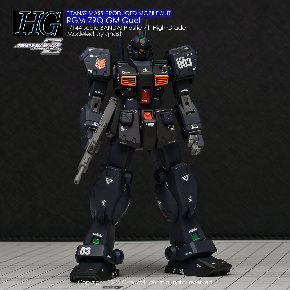 G-REWORK - [HG] RGM-79Q GM Quel Water Decal