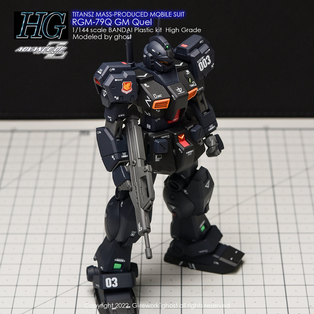 G-REWORK - [HG] RGM-79Q GM Quel Water Decal