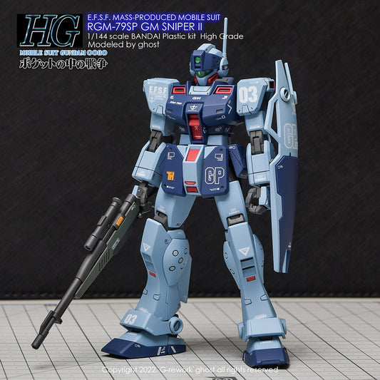 G-REWORK - [HG] RGM-79SP GM SNIPER II Water Decal