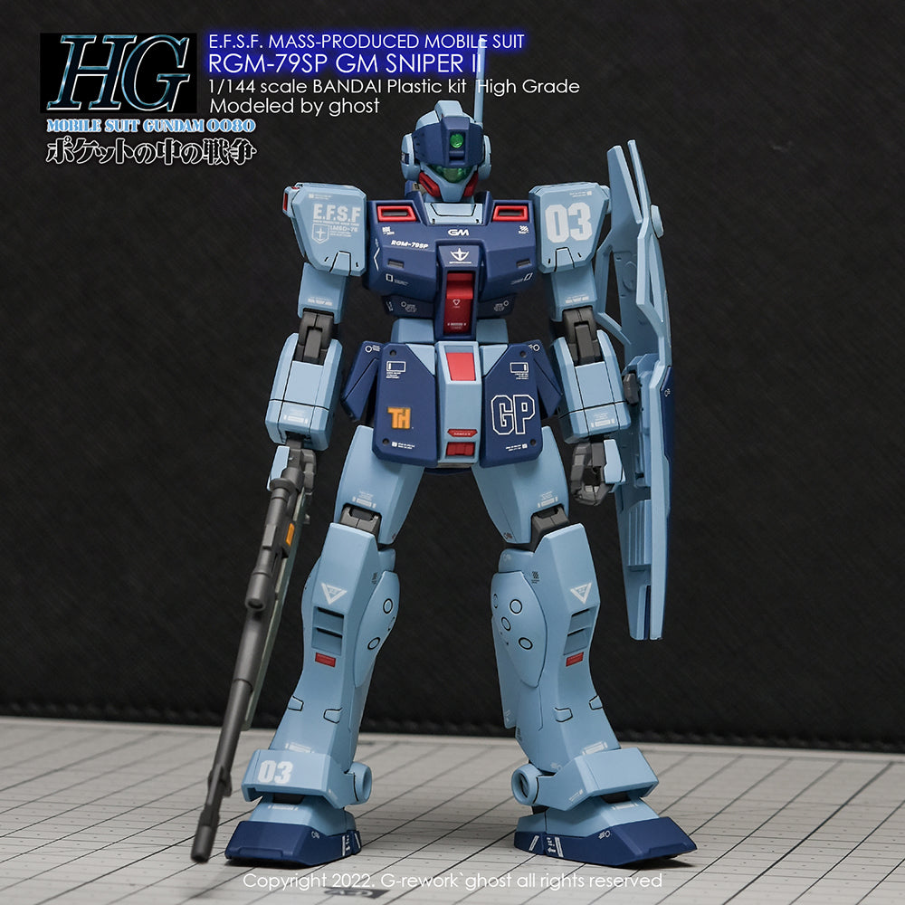 G-REWORK - [HG] RGM-79SP GM SNIPER II Water Decal
