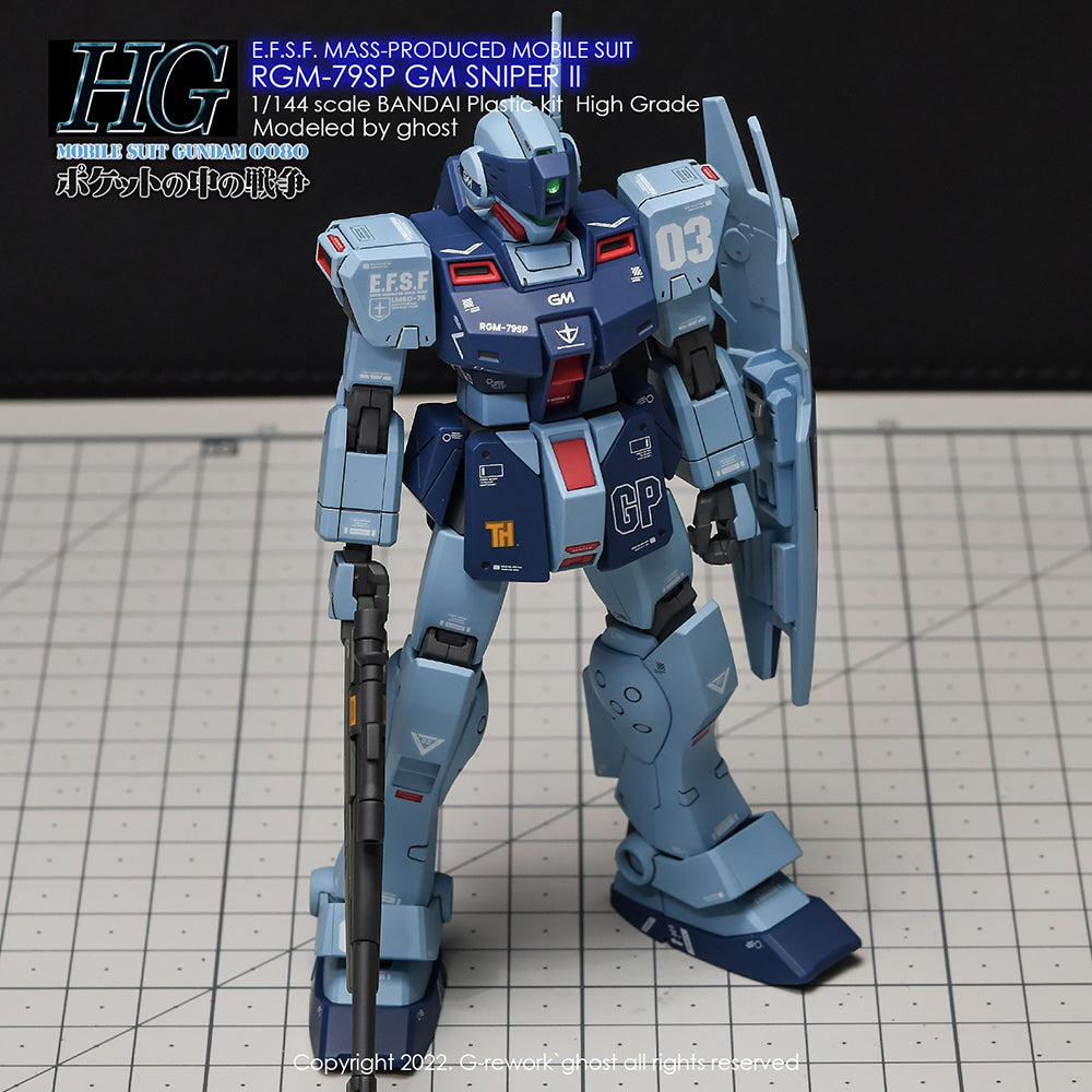 G-REWORK - [HG] RGM-79SP GM SNIPER II Water Decal
