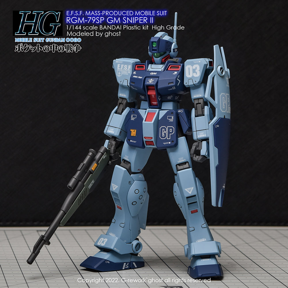 G-REWORK - [HG] RGM-79SP GM SNIPER II Water Decal