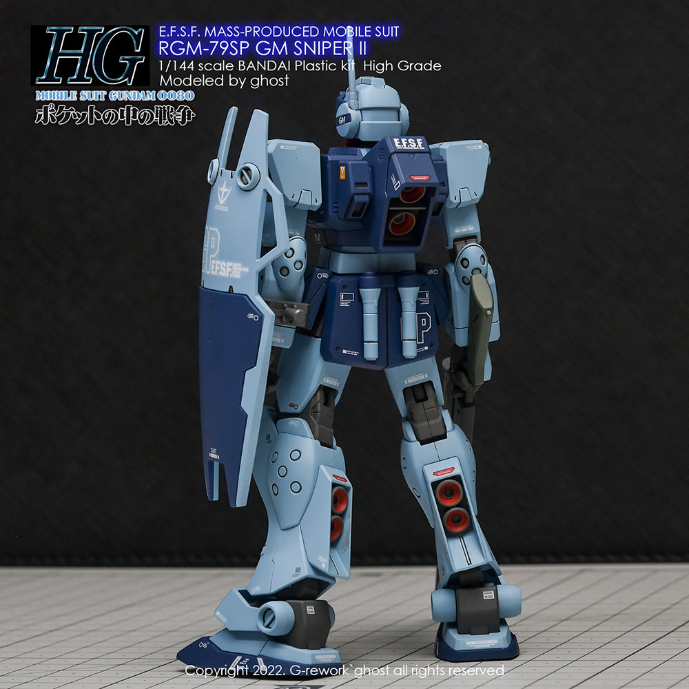 G-REWORK - [HG] RGM-79SP GM SNIPER II Water Decal