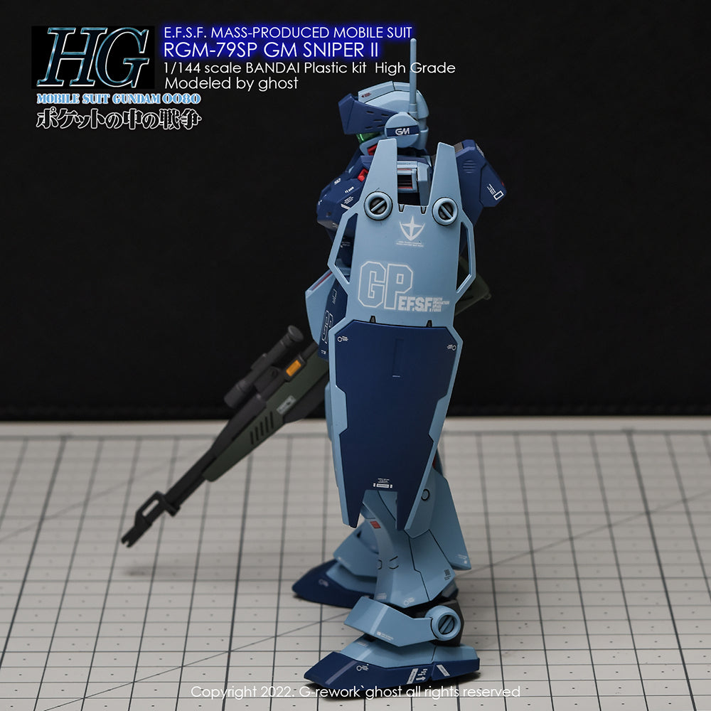 G-REWORK - [HG] RGM-79SP GM SNIPER II Water Decal