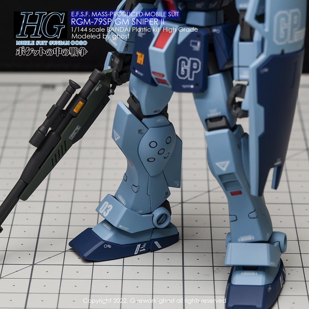 G-REWORK - [HG] RGM-79SP GM SNIPER II Water Decal