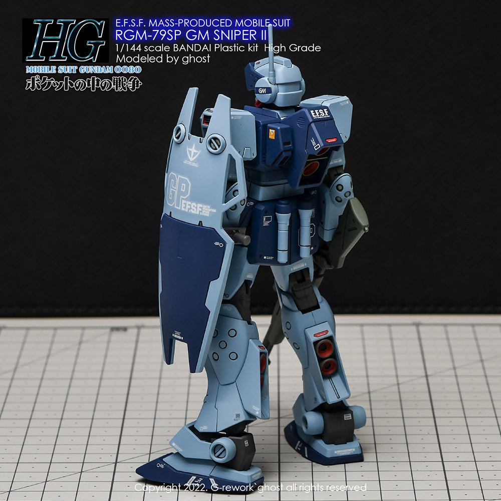 G-REWORK - [HG] RGM-79SP GM SNIPER II Water Decal