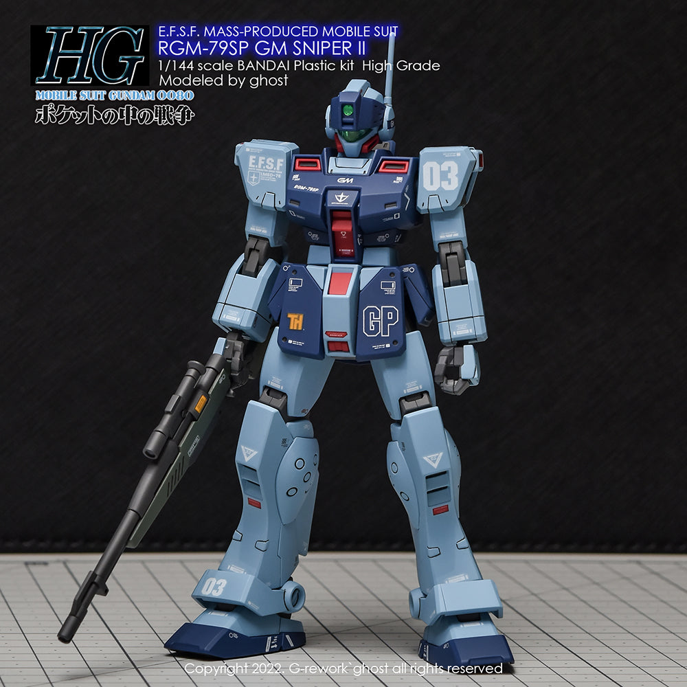 G-REWORK - [HG] RGM-79SP GM SNIPER II Water Decal