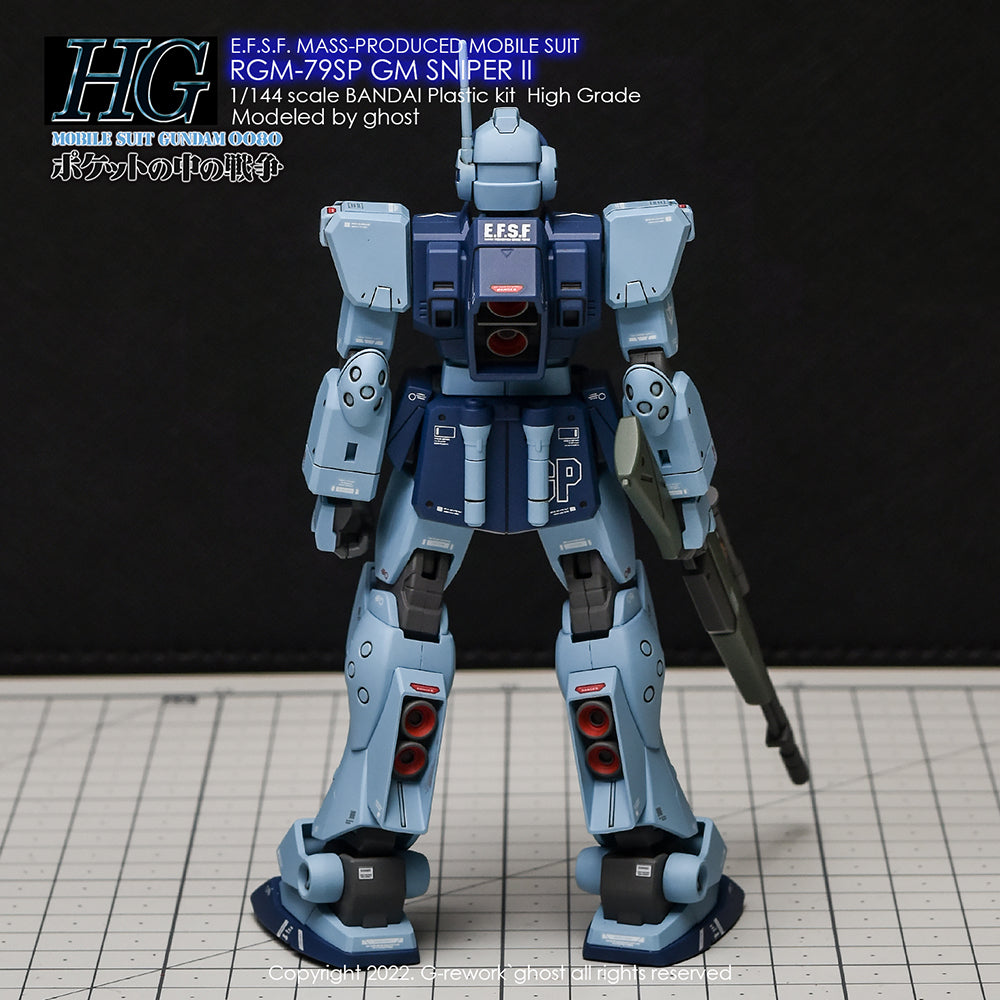 G-REWORK - [HG] RGM-79SP GM SNIPER II Water Decal