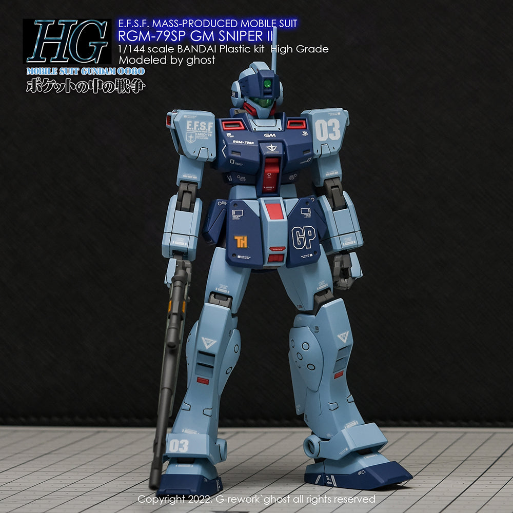 G-REWORK - [HG] RGM-79SP GM SNIPER II Water Decal