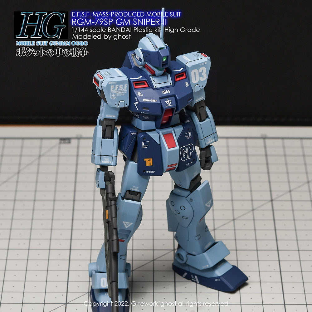G-REWORK - [HG] RGM-79SP GM SNIPER II Water Decal