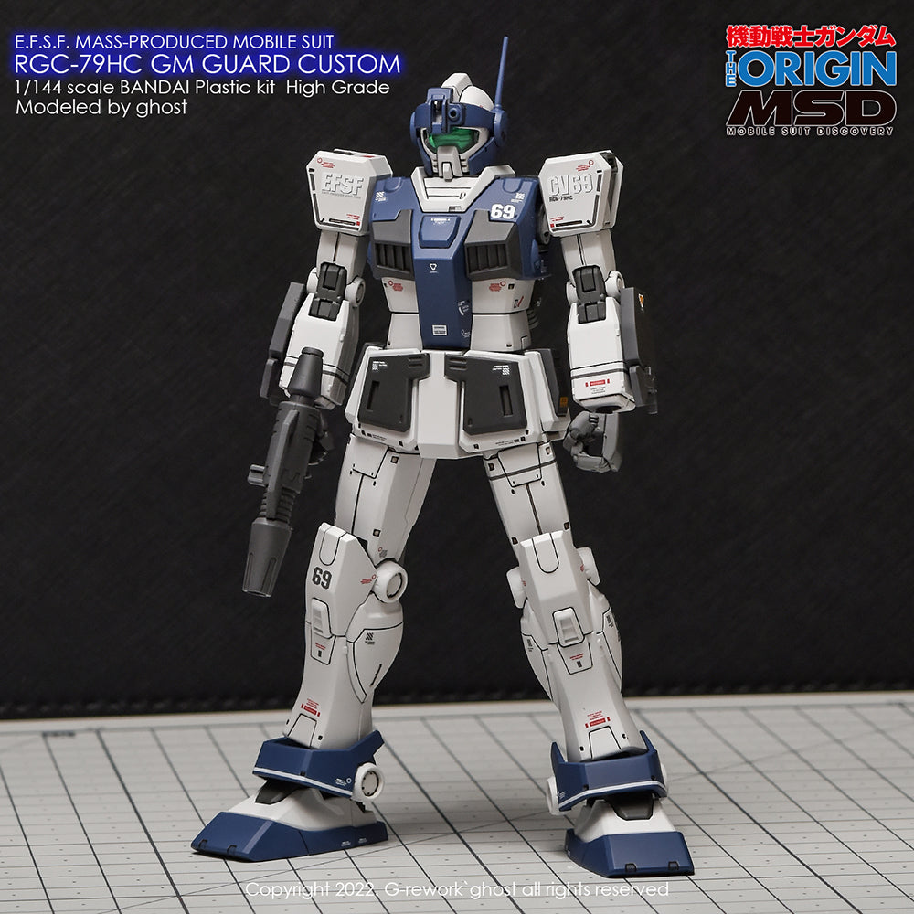 G-REWORK - [HG] GTO GM GUARD CUSTOM Water Decal