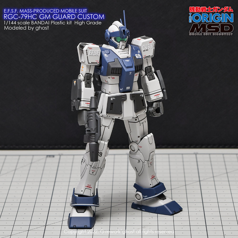 G-REWORK - [HG] GTO GM GUARD CUSTOM Water Decal