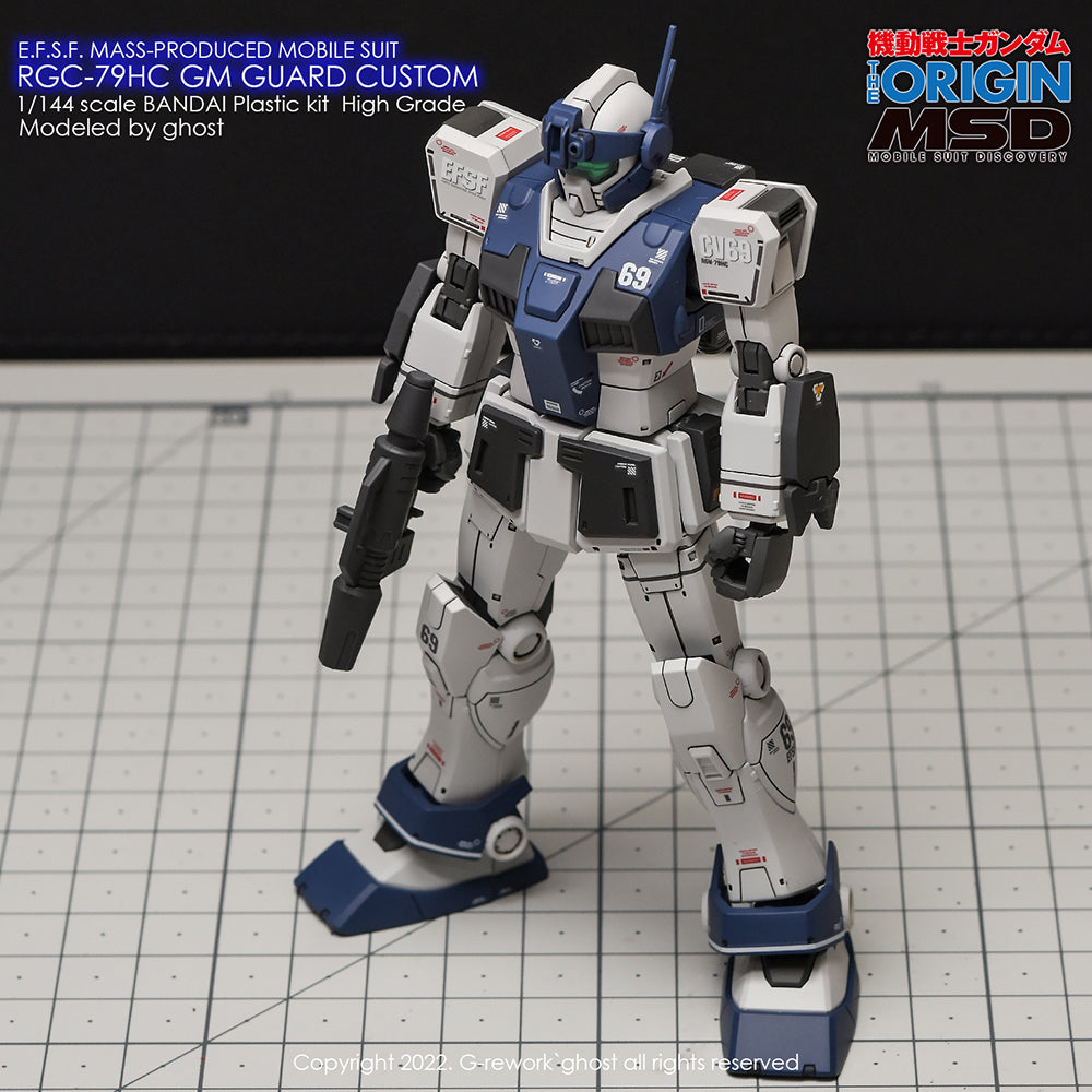 G-REWORK - [HG] GTO GM GUARD CUSTOM Water Decal