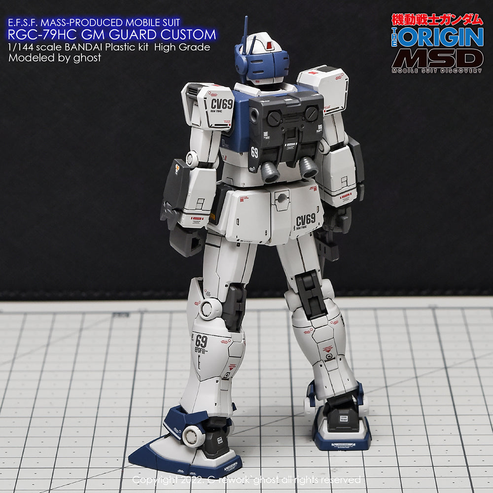 G-REWORK - [HG] GTO GM GUARD CUSTOM Water Decal