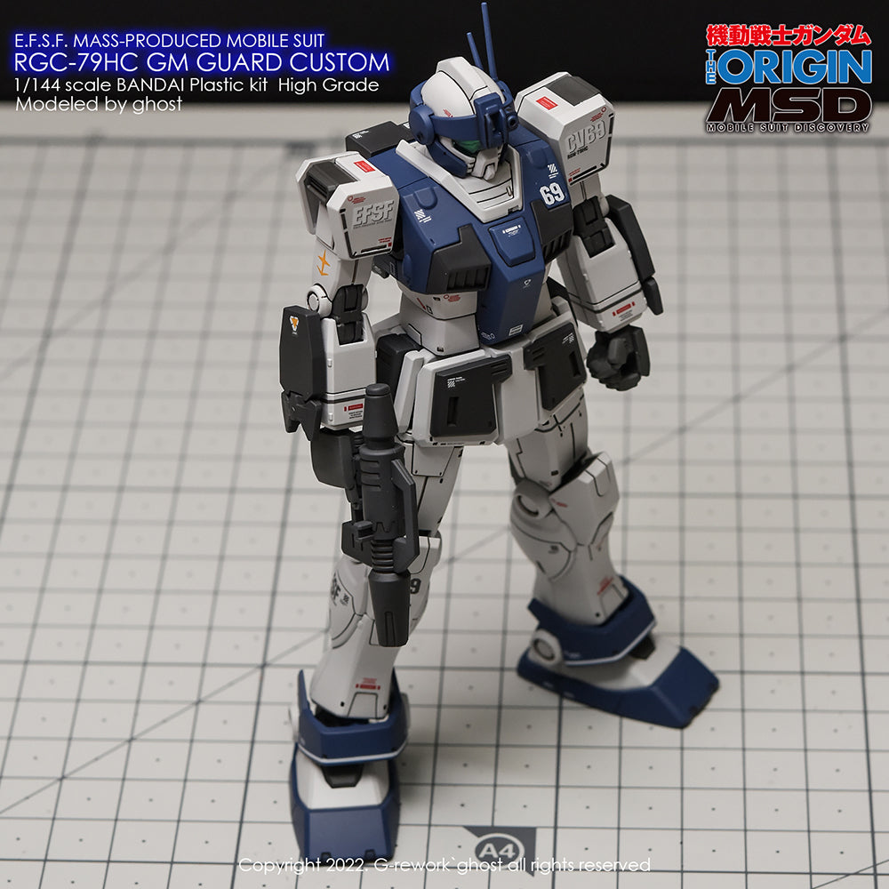 G-REWORK - [HG] GTO GM GUARD CUSTOM Water Decal