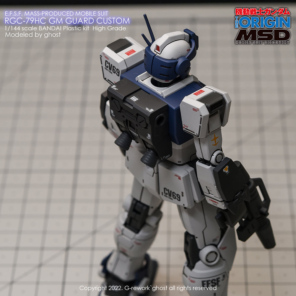 G-REWORK - [HG] GTO GM GUARD CUSTOM Water Decal