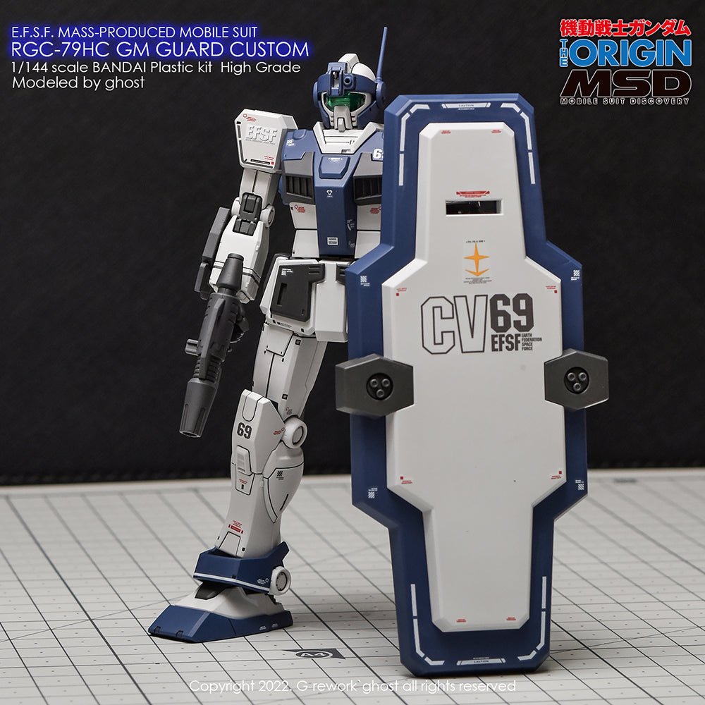 G-REWORK - [HG] GTO GM GUARD CUSTOM Water Decal