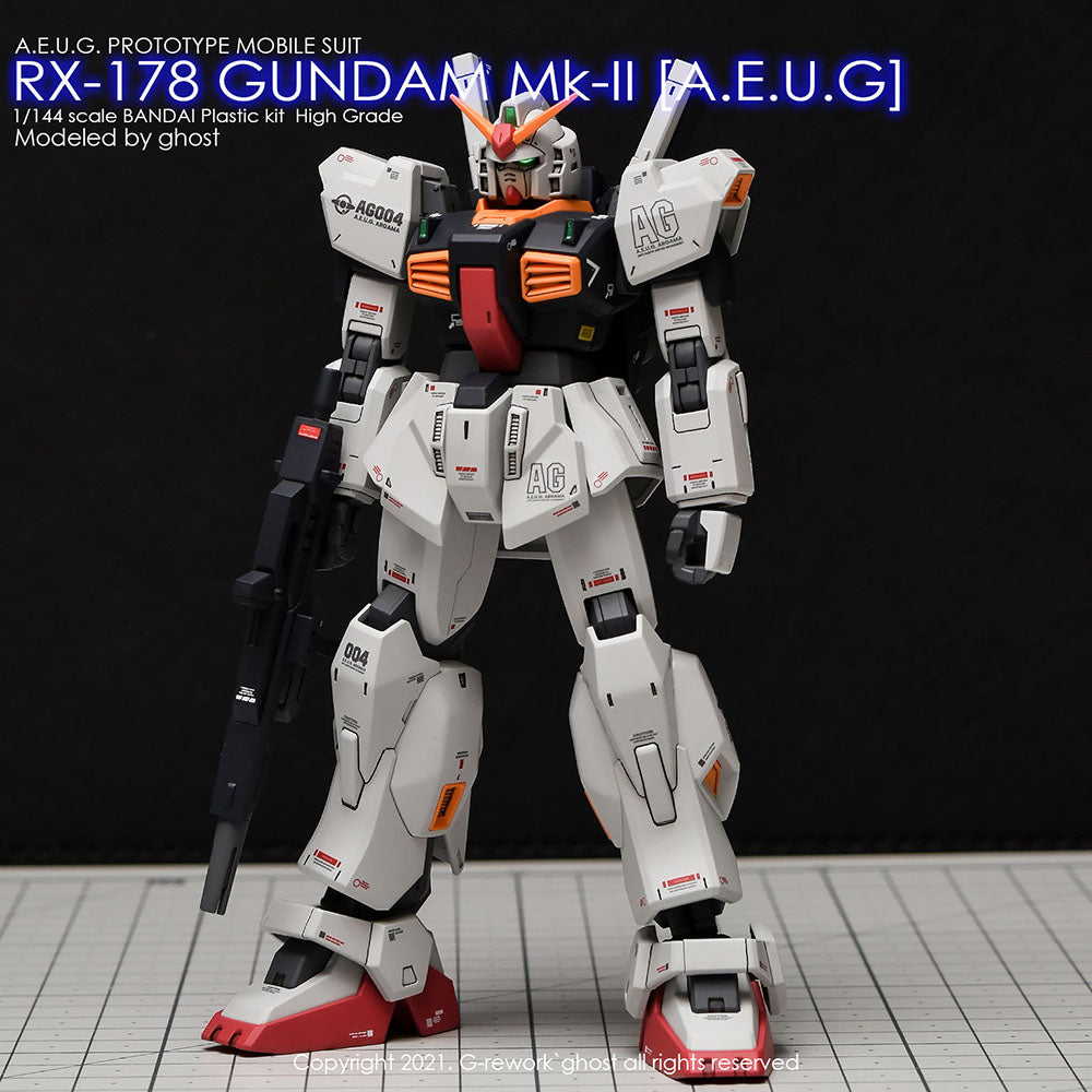 G-REWORK - [HG] GUNDAM MK-II (A.E.U.G.) Water Decal