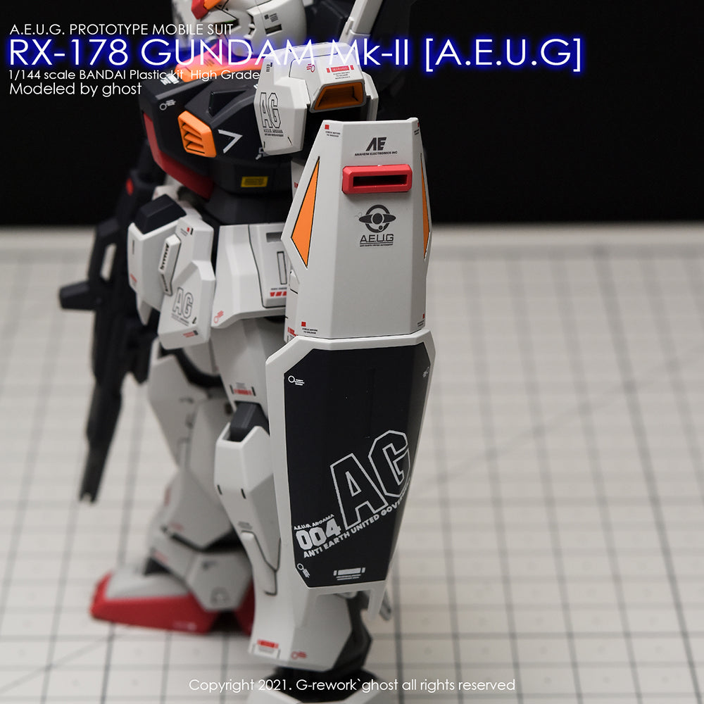 G-REWORK - [HG] GUNDAM MK-II (A.E.U.G.) Water Decal