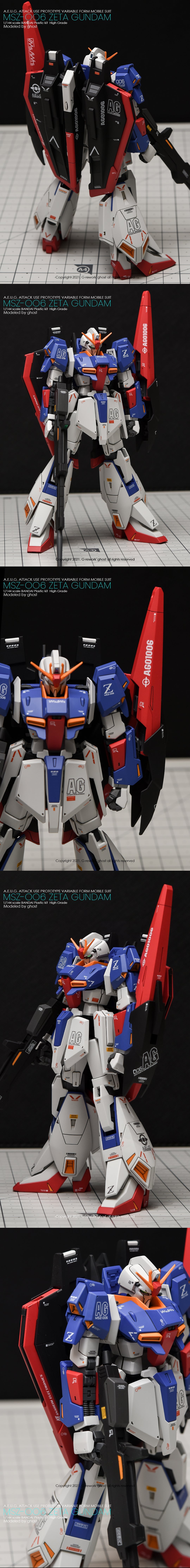 G-REWORK - [HG] ZETA GUNDAM Water Decal