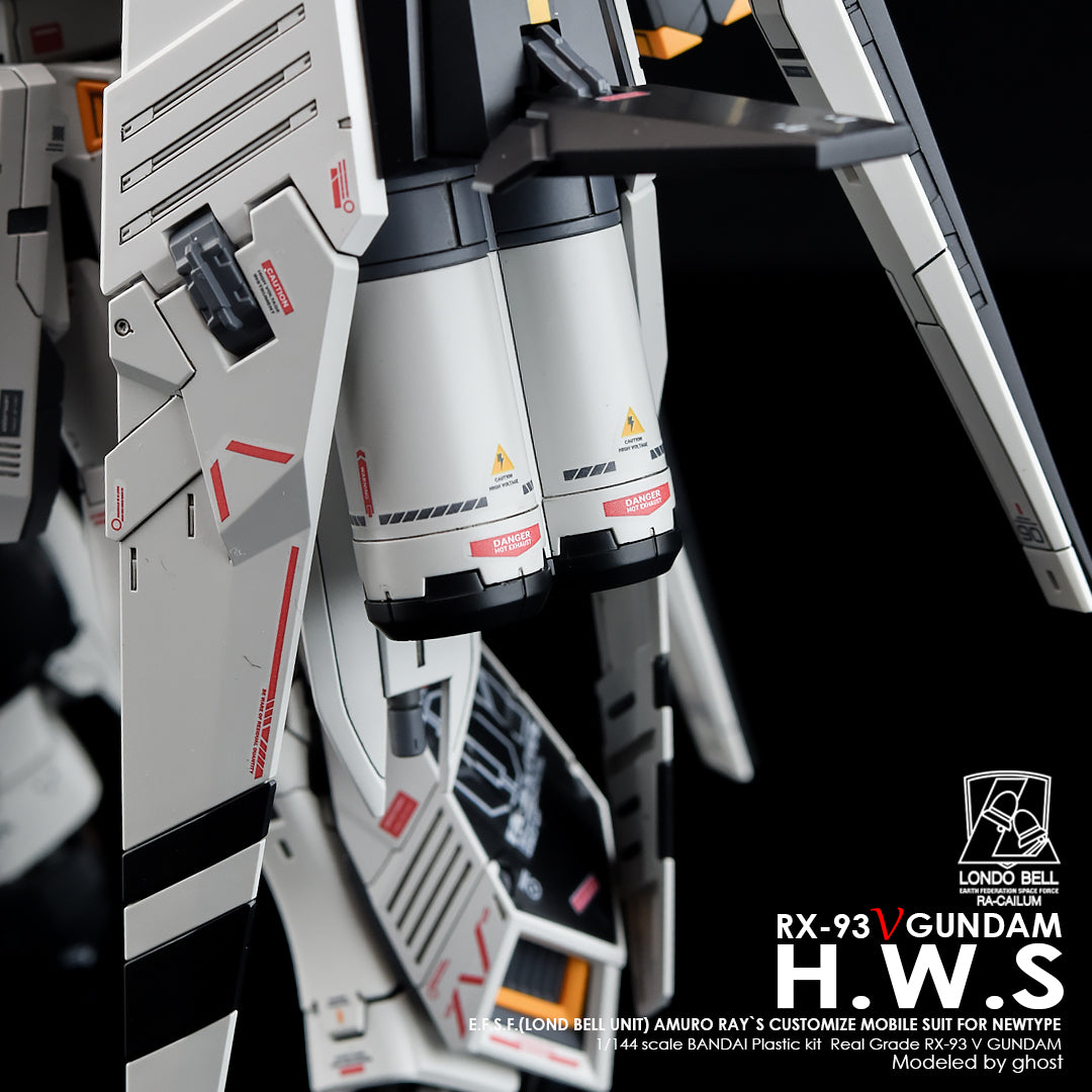 G-REWORK - [RG] RX-93 Nu GUNDAM H.W.S (Heavy Weapon System) Water Decal