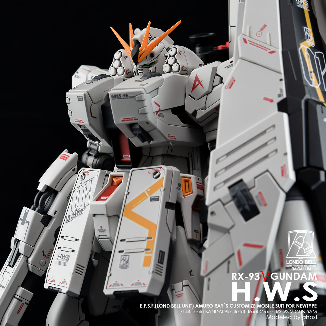 G-REWORK - [RG] RX-93 Nu GUNDAM H.W.S (Heavy Weapon System) Water Decal