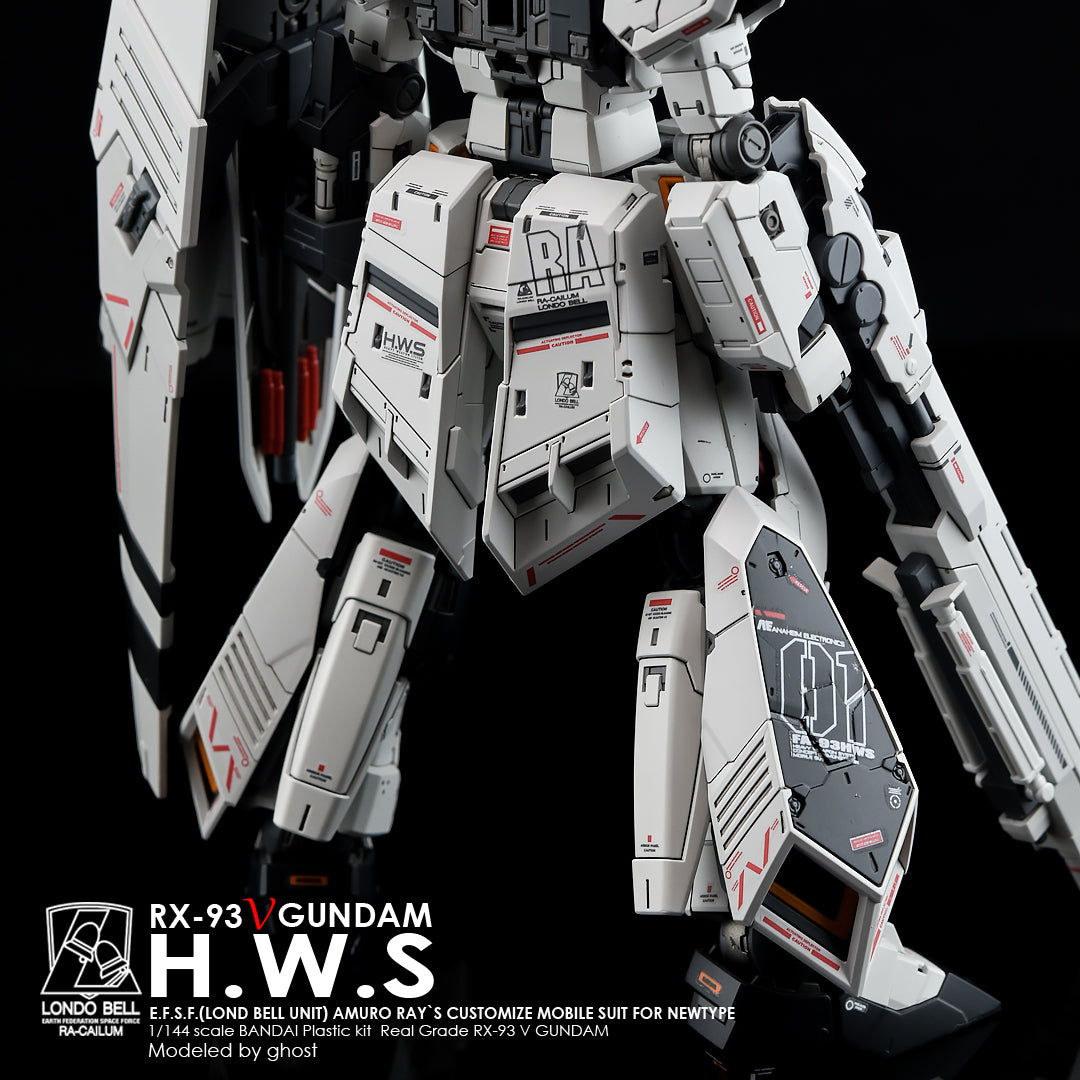 G-REWORK - [RG] RX-93 Nu GUNDAM H.W.S (Heavy Weapon System) Water Decal