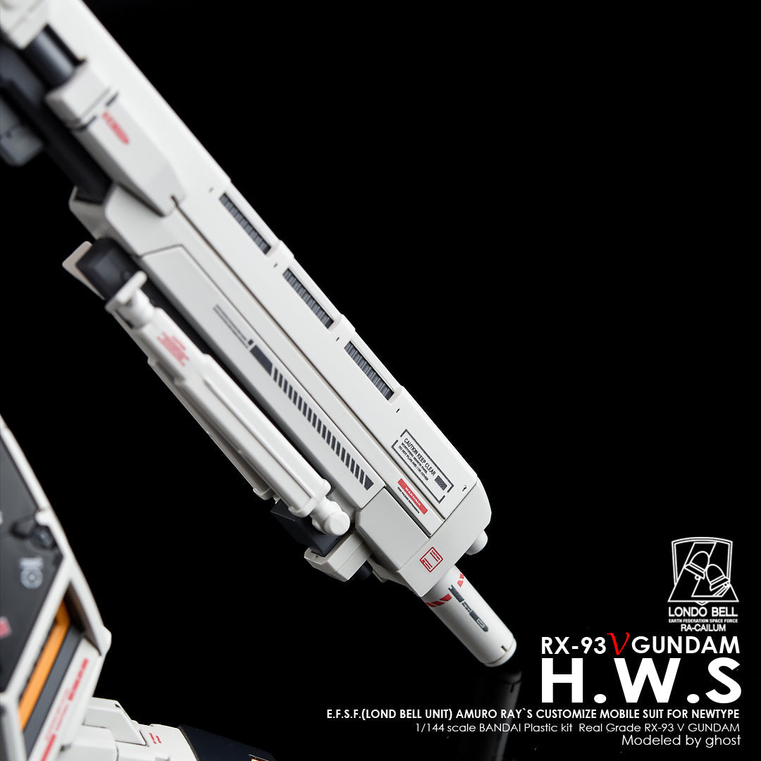 G-REWORK - [RG] RX-93 Nu GUNDAM H.W.S (Heavy Weapon System) Water Decal