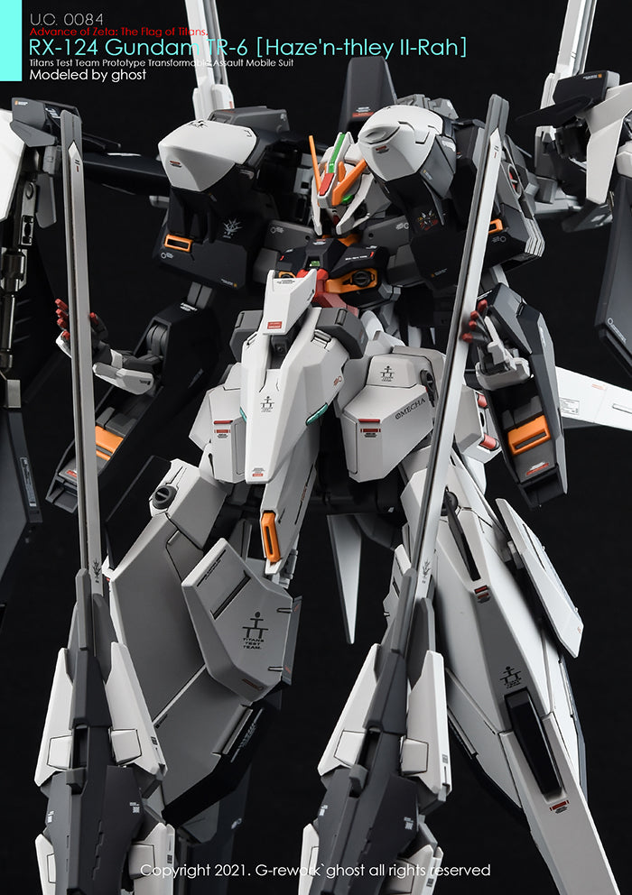 G-REWORK - [HG] A.O.Z RX-124 Gundam TR-6 ［Haze'n-thley II-Rah］ Water Decal