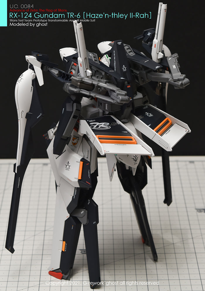 G-REWORK - [HG] A.O.Z RX-124 Gundam TR-6 ［Haze'n-thley II-Rah］ Water Decal
