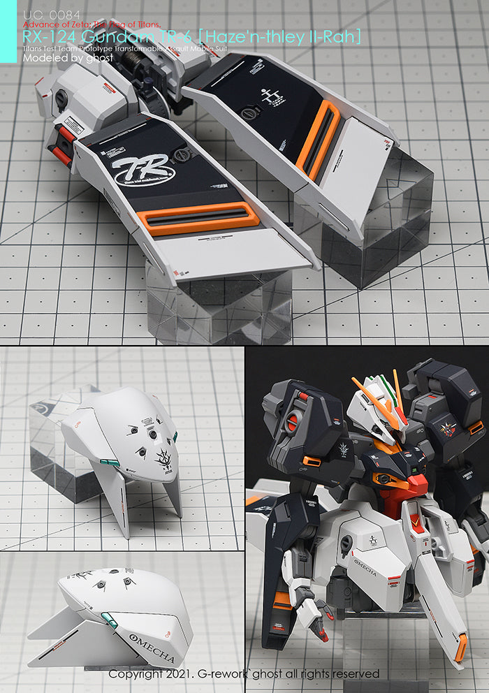 G-REWORK - [HG] A.O.Z RX-124 Gundam TR-6 ［Haze'n-thley II-Rah］ Water Decal