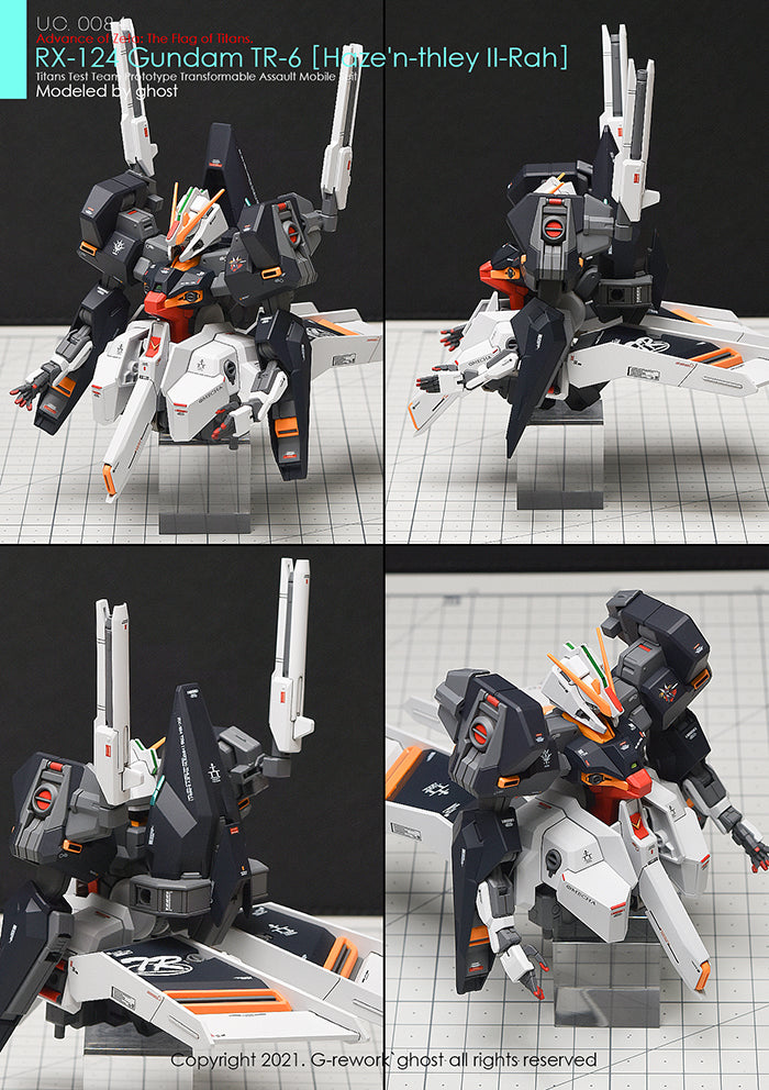 G-REWORK - [HG] A.O.Z RX-124 Gundam TR-6 ［Haze'n-thley II-Rah］ Water Decal