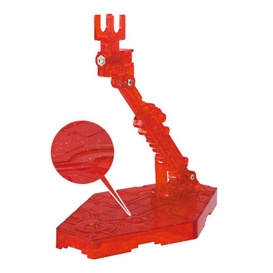 Action Base 2 Display Stand (1/144) Sparkle Clear Red