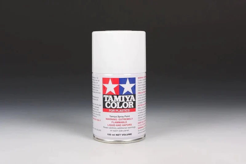 TS-26 TAMIYA LACQUER PURE WHITE 100ML SPRAY CAN