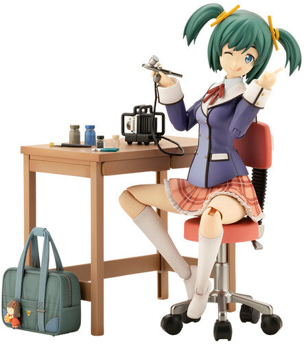 Frame Arms Girl Sousai Shoujo Teien Wakaba Girls' High School Winter Clothes Bukiko Kotobuki (Modeler's Edition) 1/10 Scale Model Kit