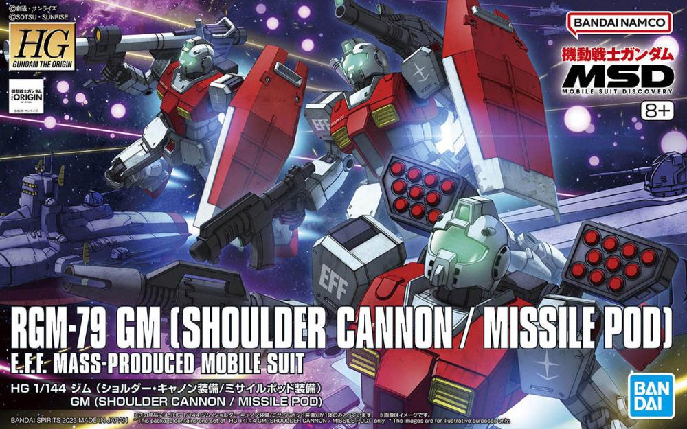 HGGTO GM (Shoulder Cannon/Missile Pod Equipped)