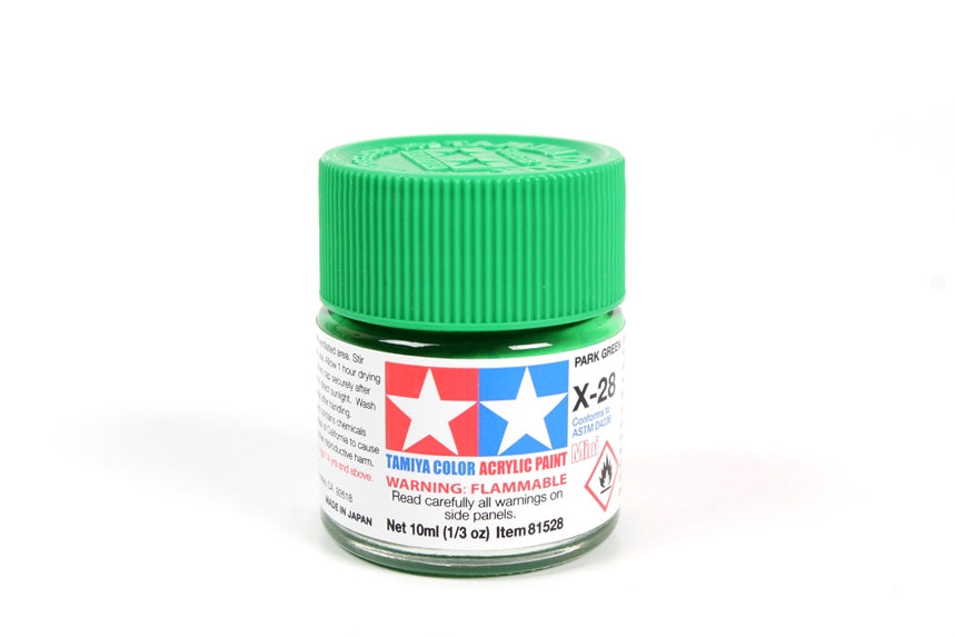 ACRYLIC MINI X-28 PARK GREEN 10Ml Bottle