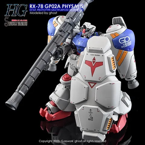 G-REWORK -[HG] RX-78 GP02A PHYSALIS Water Decal