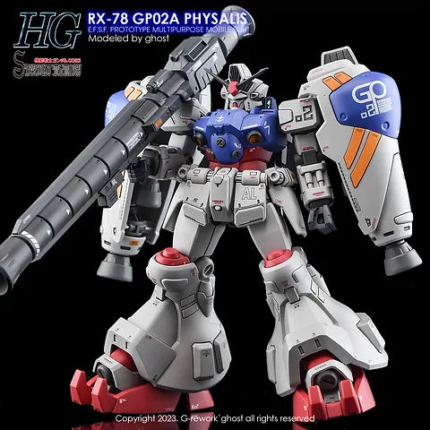 G-REWORK -[HG] RX-78 GP02A PHYSALIS Water Decal