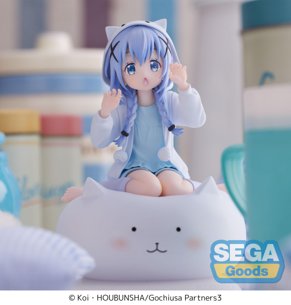 Chino Rabbit House Tea Party BLOOM Luminasta Figure