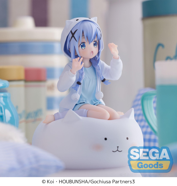 Chino Rabbit House Tea Party BLOOM Luminasta Figure