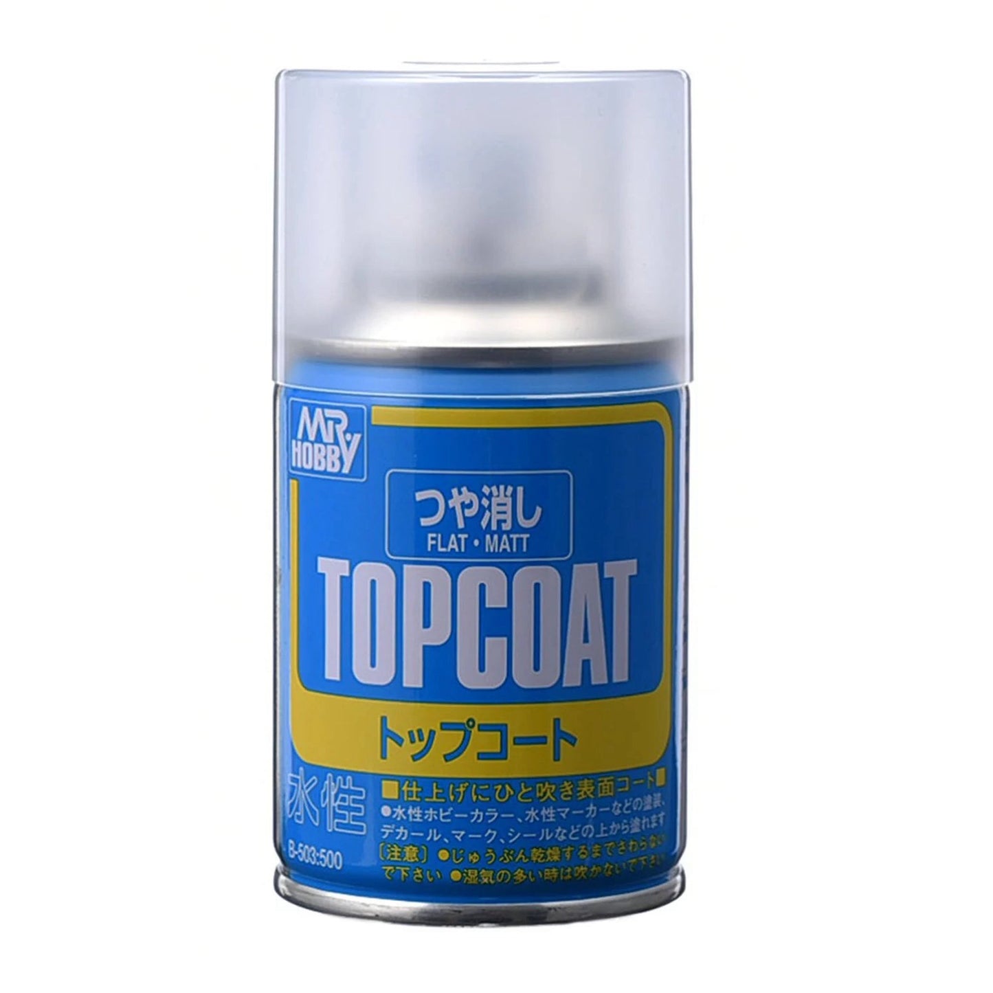 B503 Mr. HOBBY Mr. Top Coat Flat 86ml (Spray)