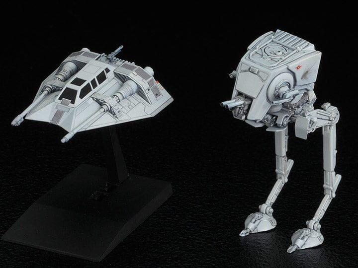 Star Wars Vehicle Model #08 AT-ST & Snowspeeder Model Kit