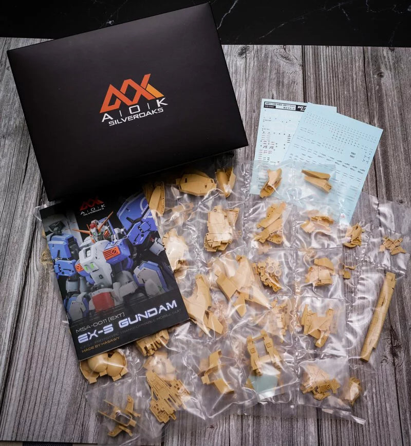 AOK #02 MG EX-S Gundam Resin Conversion Kit with Weapon Expansion Pack