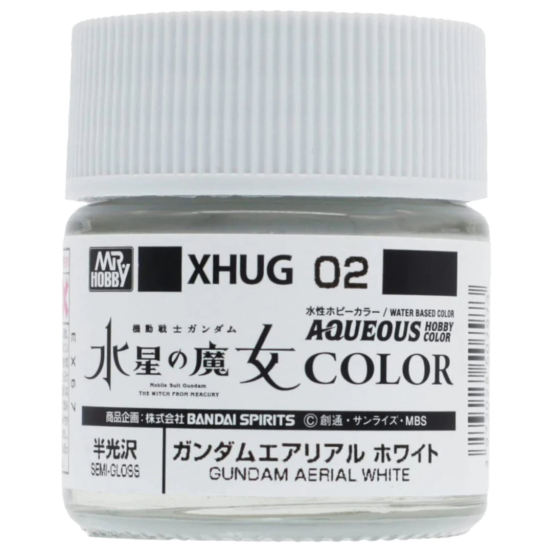 Mr. Hobby Aqueous XHUG02 Gundam Aerial White 10ml