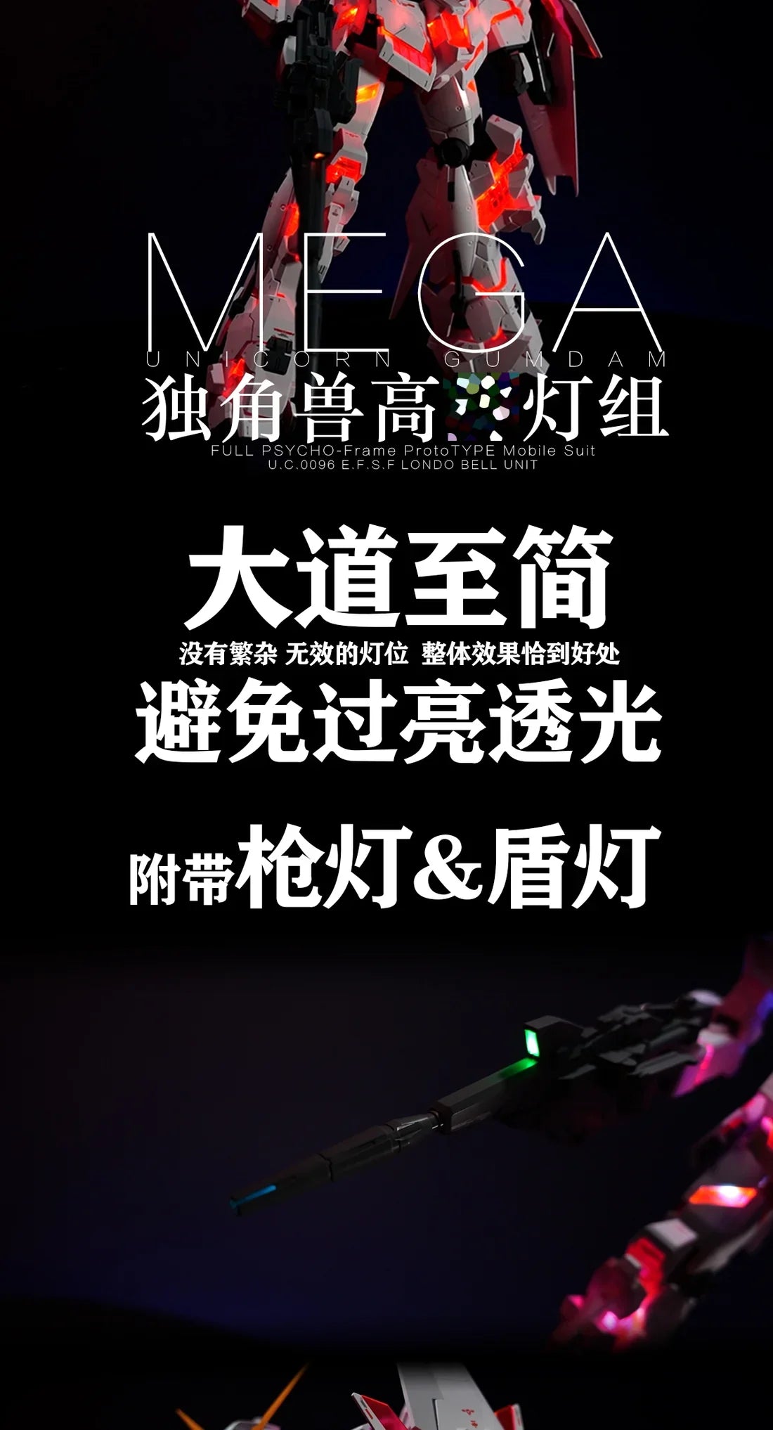 KOSMOS LED for MEGA
Size Unicorn