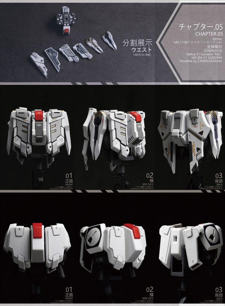 AEther 1/100 Crossbone Gundam X-1 Full Cloth 2.0 Conversion Kit