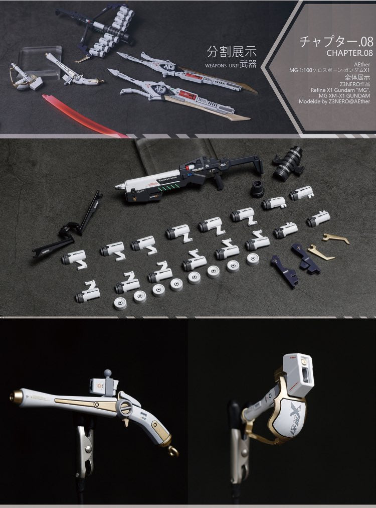 AEther 1/100 Crossbone Gundam X-1 Full Cloth 2.0 Conversion Kit