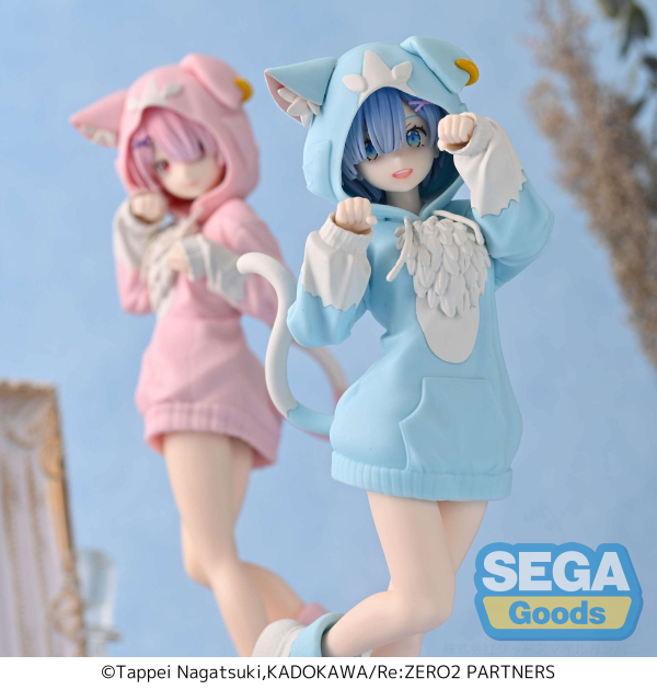 SEGA Luminasta "Re:ZERO -Starting Life in Another World-" "Ram" -Mofumofu Pack- blue