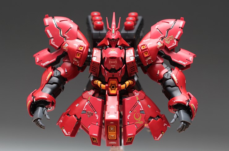 RG SAZABI White & Gold part HOLO WATER DECAL
